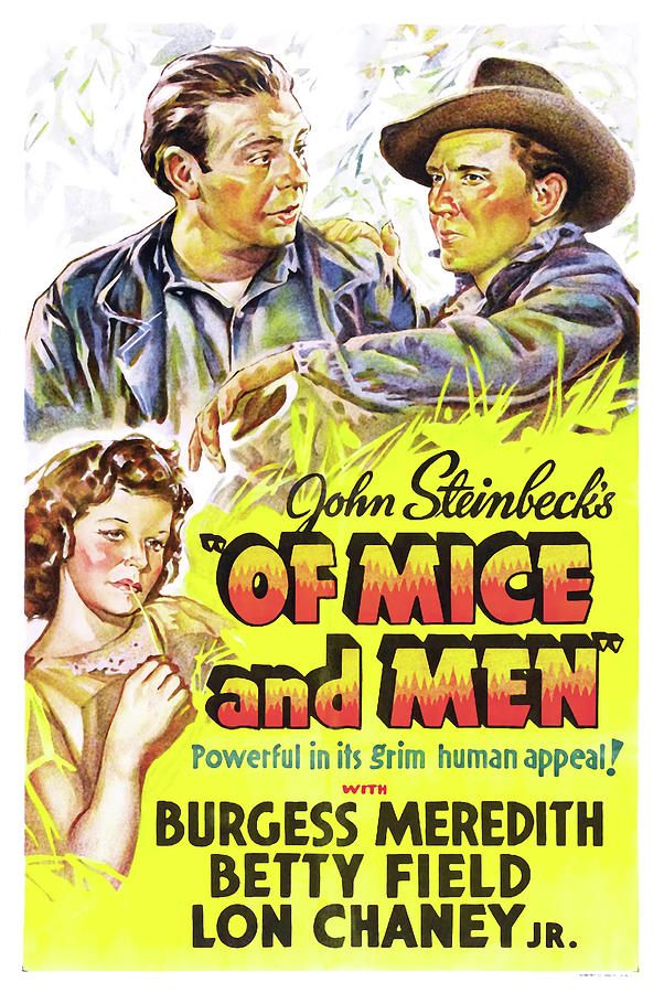 Of Mice And Men 1939 Mixed Media by Mountain Dreams