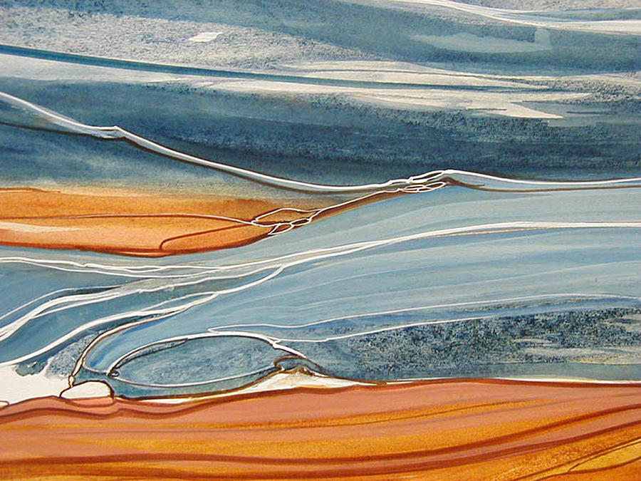 Of Rocks and Water I Painting by Lois Mountz