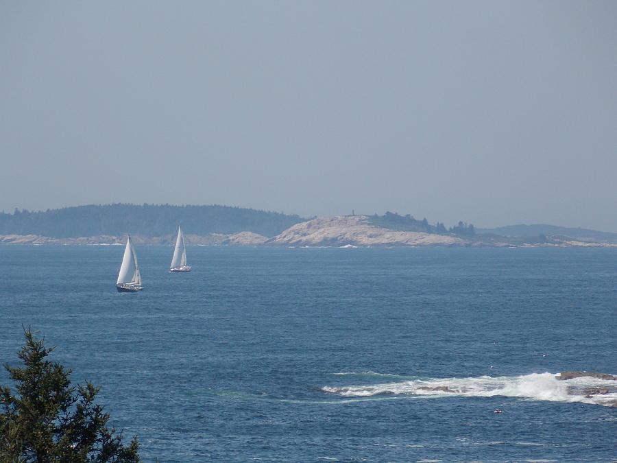 Off Bristol Maine Photograph by Catherine Gagne