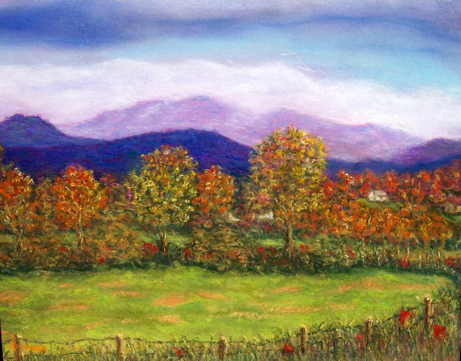 Off Island Ford Road Pastel by Sandy Hemmer