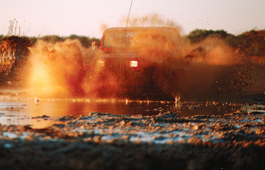 Off Road Mud Splash-3 Photograph by Steve Somerville