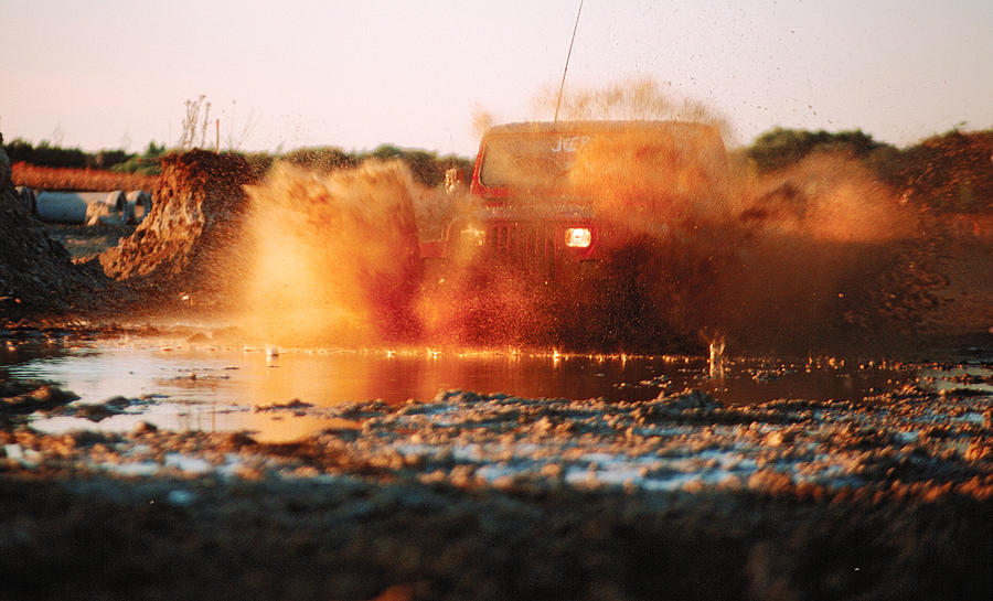 Off Road Mud Splash-4 Photograph by Steve Somerville