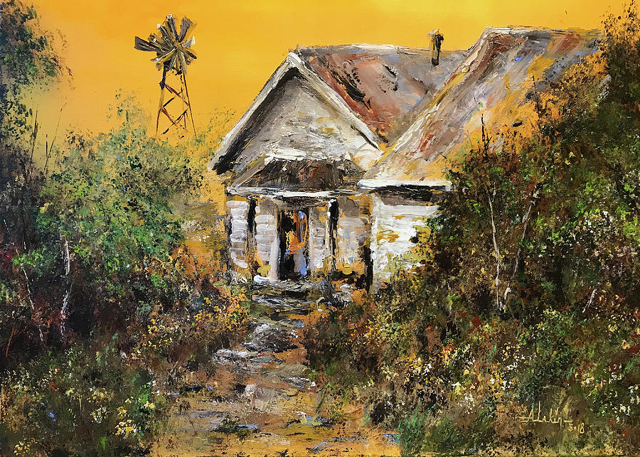 Off the Beaten Path Painting by Alan Lakin