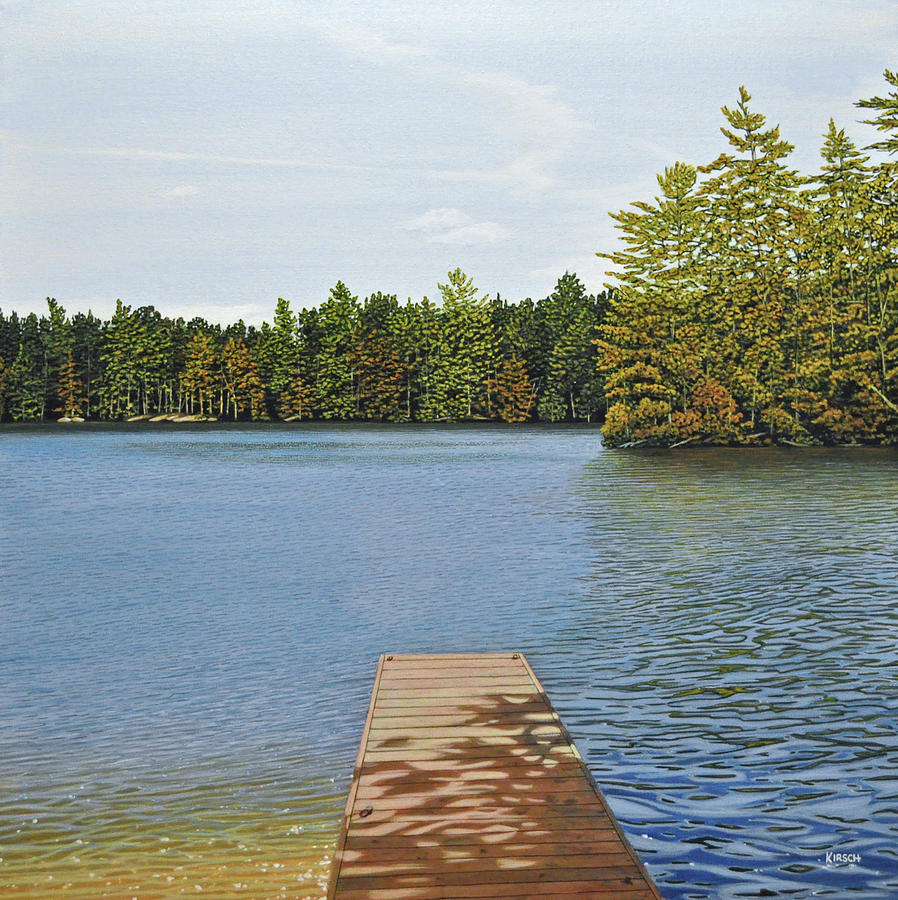Off the Dock Painting by Kenneth M Kirsch
