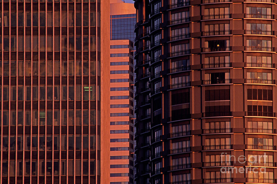 Office Buildings Abstract Photograph by Jim Corwin