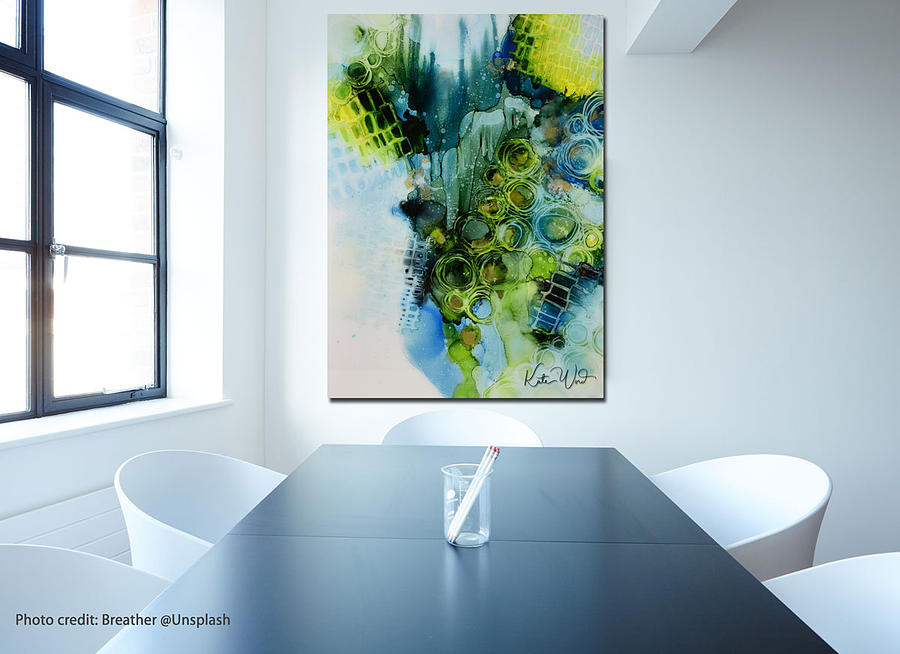 Office Interior with Circle Magic 1 by Kate Word Office Interior with Circle Magic 1 by Kate Word