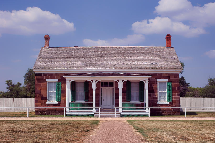 Officers Quarters - Fort Larned - Kansas Photograph by Nikolyn McDonald