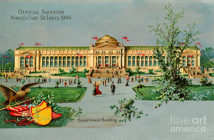 Official Souvenir Worlds Fair St Louis 1904 Digital Art by Heidi De Leeuw