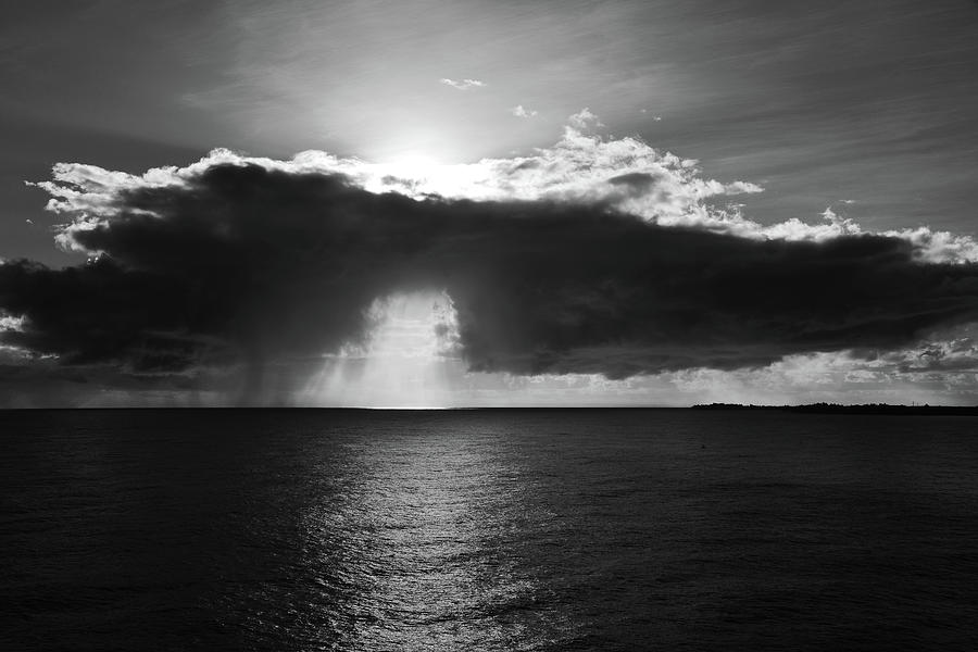 Offshore Rain Photograph By Andrew Bridwell   Fine Art America