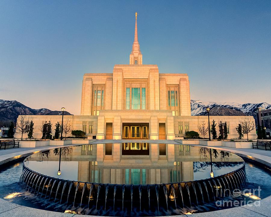 Ogden LDS Temple Photograph by Roxie Crouch