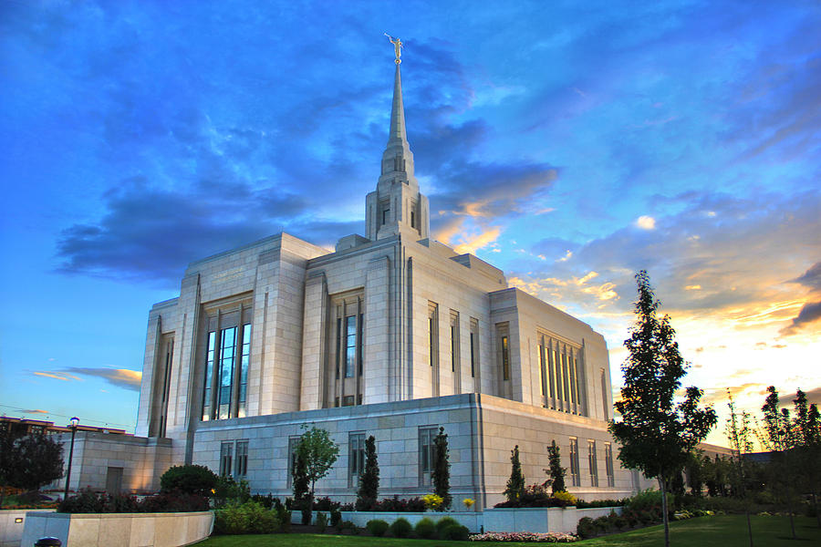 Ogden Utah Temple SW View Photograph by Flat Owl Photo - Fine Art America