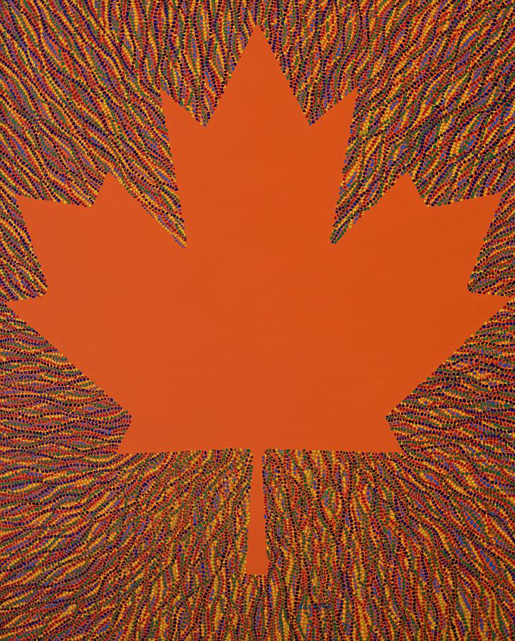 Oh Canada 5 Painting by Kyung Hee Hogg