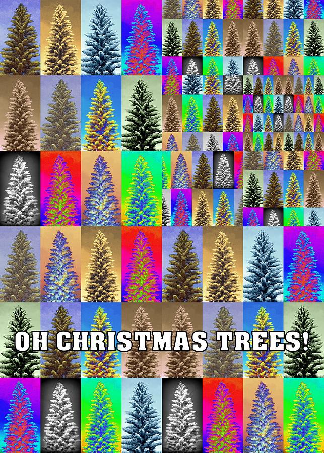 Oh Christmas Trees Photograph by Jodie Marie Anne Richardson Traugott          aka jm-ART