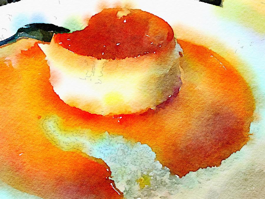 Oh La La Creme Caramel Digital Art By Deborah Greenhut - Pixels