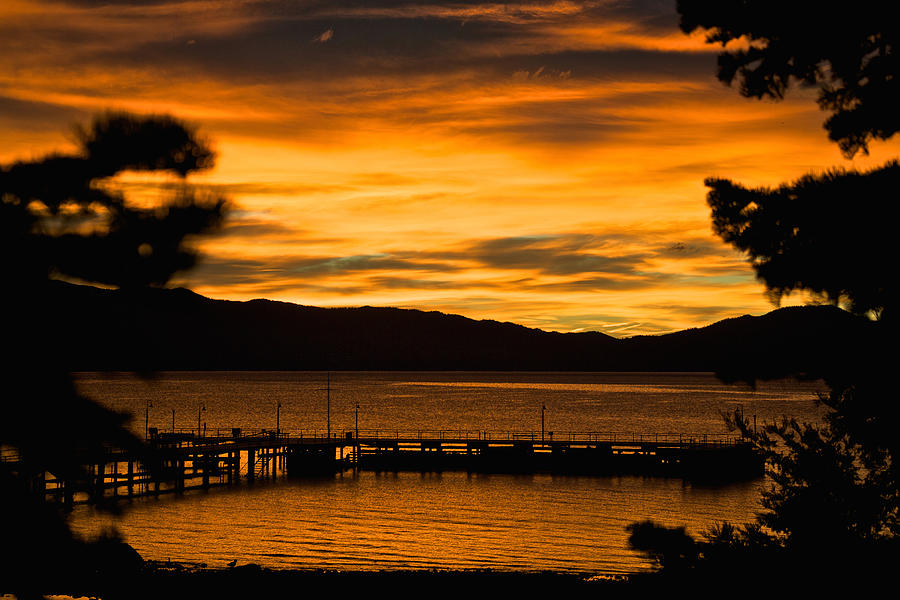 Sunset Photograph - Oh Tahoe Glow by Steven Lapkin