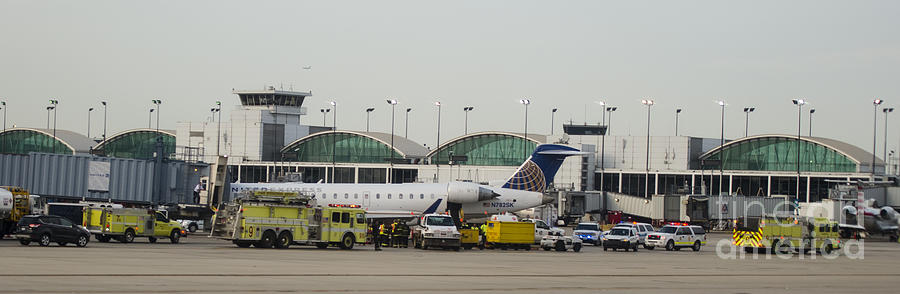 O'Hare International Airport Emergency Response Vehicles Photograph by ...
