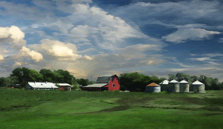 Ohio Farm Painting by Rick Mosher