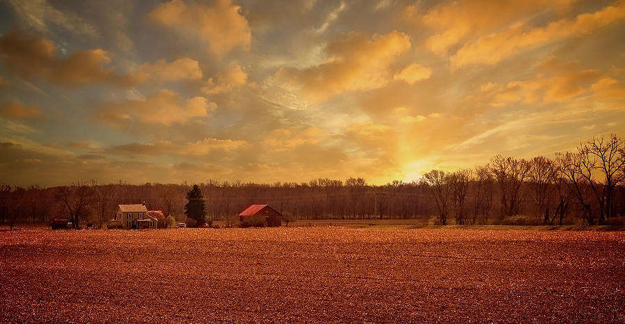 Ohio Farm Sunrise by Mountain Dreams