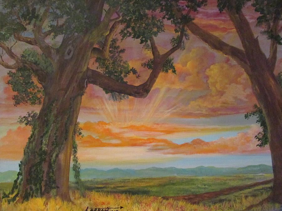Ohio Landscape II Painting by Dave Farrow