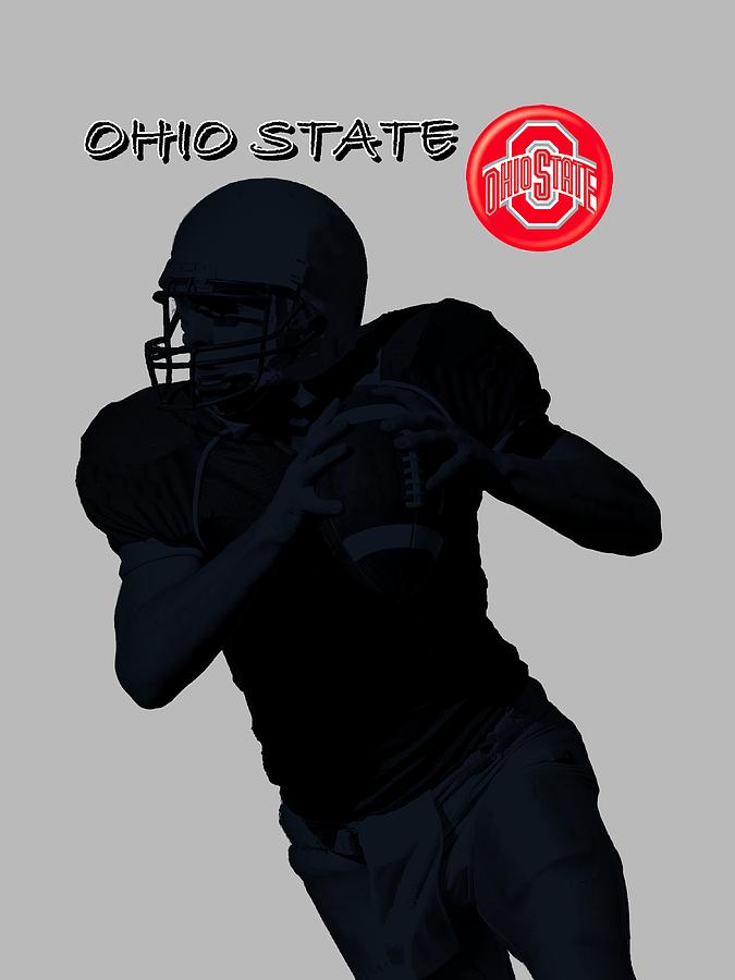 Ohio State Football Digital Art by David Dehner
