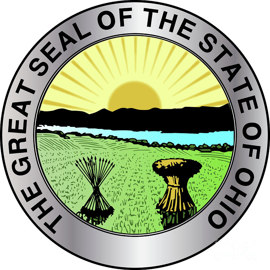 Ohio State Seal Digital Art by Bigalbaloo Stock