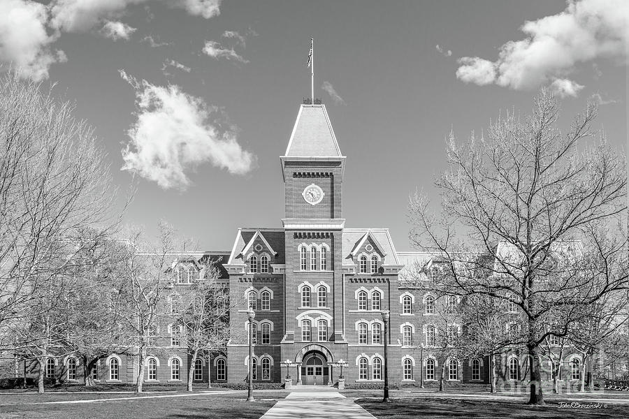 Ohio State University Hall horizontal Photograph by University Icons