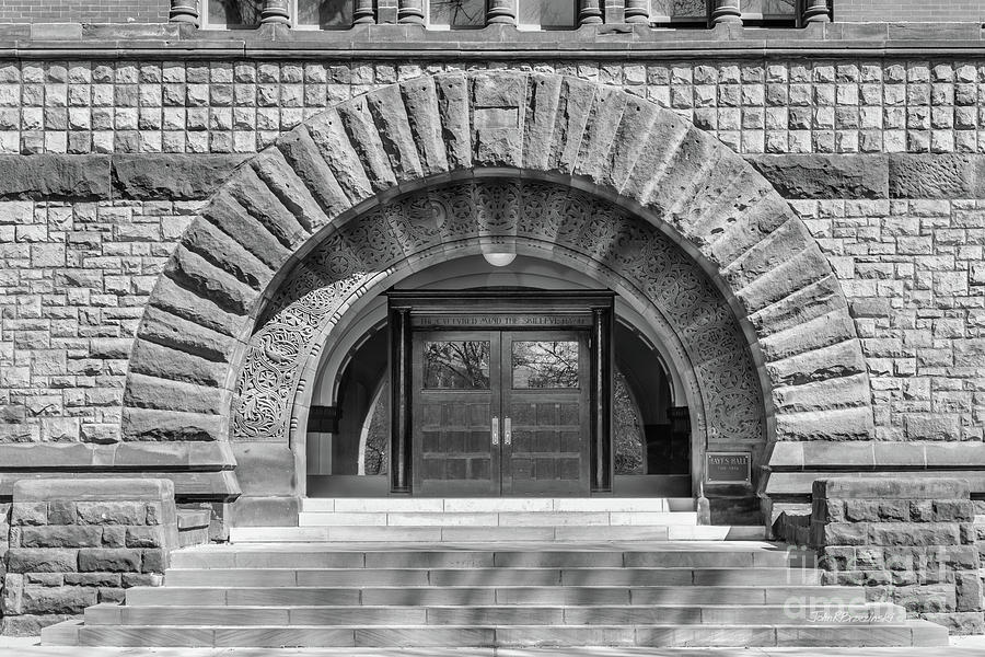 Ohio State University Photograph - Ohio State University Hayes Hall Entry by University Icons
