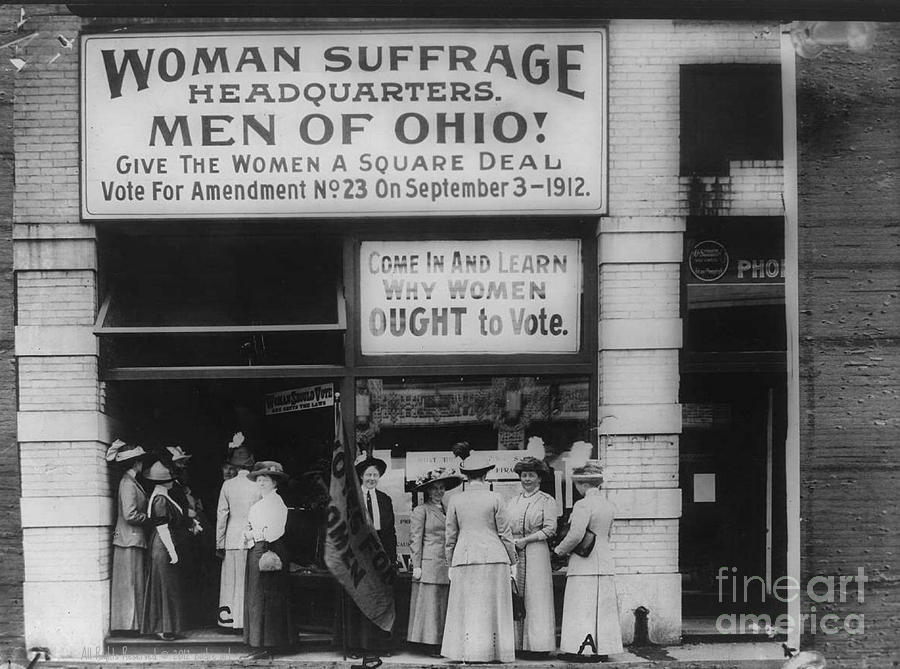 Ohio Suffrage Headquarters in Cleveland Photograph by Padre Art