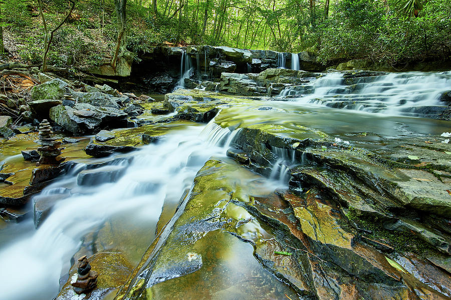 Nature Photograph - Ohiopyle Waterfall I by Thomas DiVittis