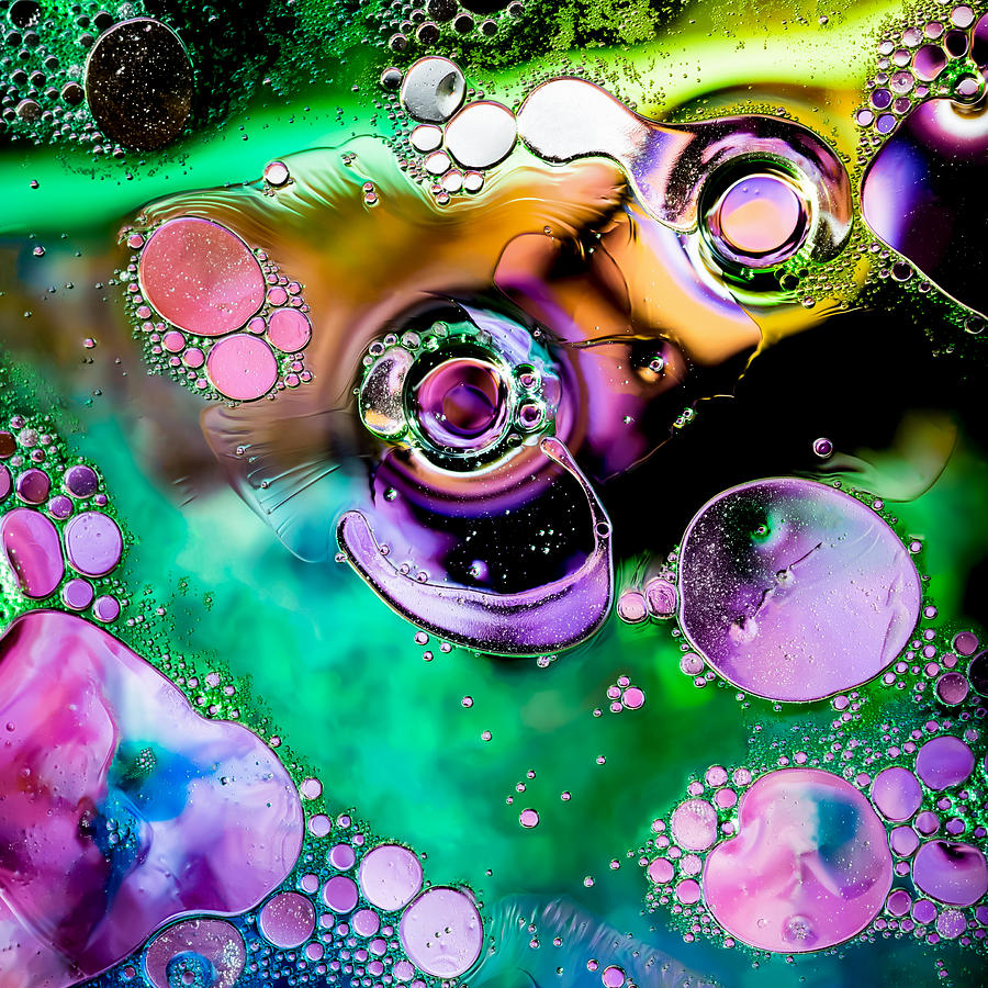 Colorful Abstract Photograph - Hyper Gamma Spaces  by Terry Walsh
