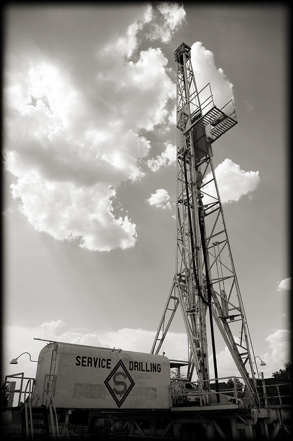 Oil Derrick II Photograph by Ricky Barnard