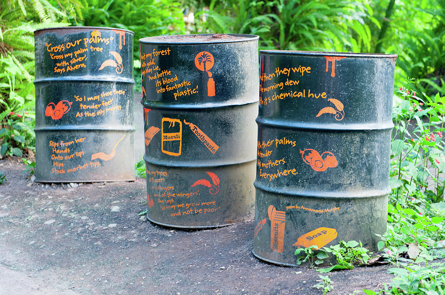 Oil Drums Photograph by Helen Jackson
