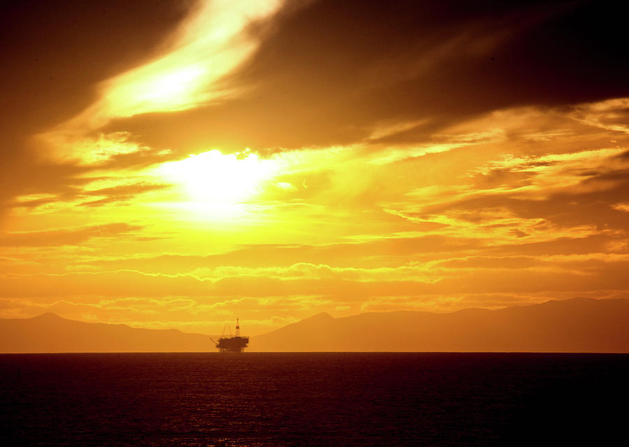 Oil in Sunset Photograph by Kip Krause