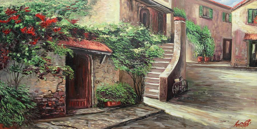 Architecture Painting - Oil MSC 058 by Mario Sergio Calzi