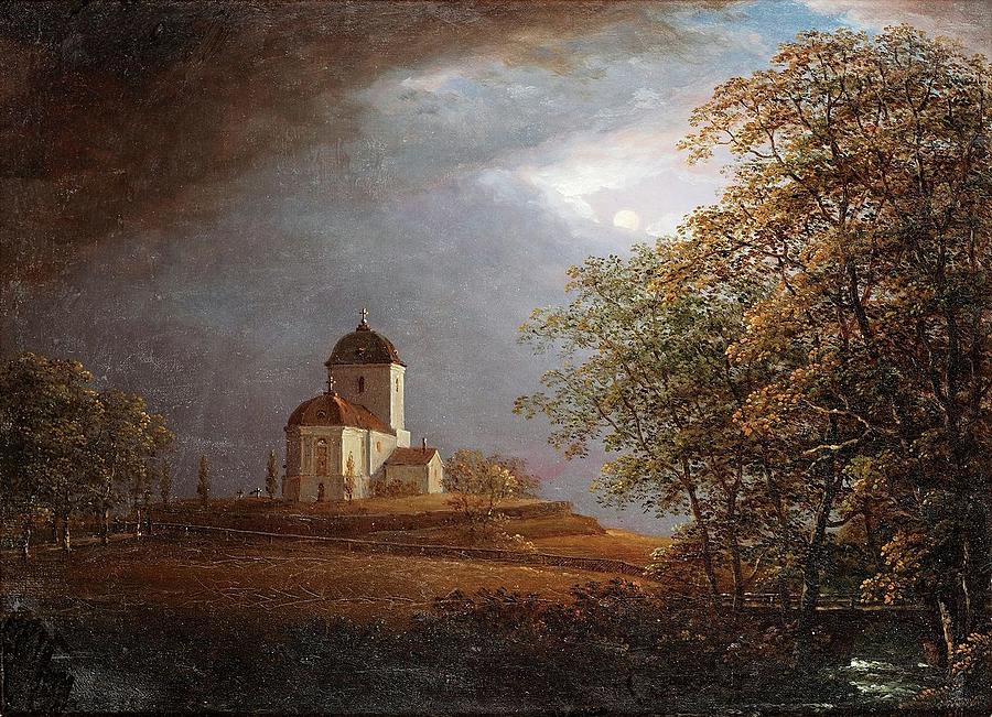 Oil On Canvas Painting by Carl Johan