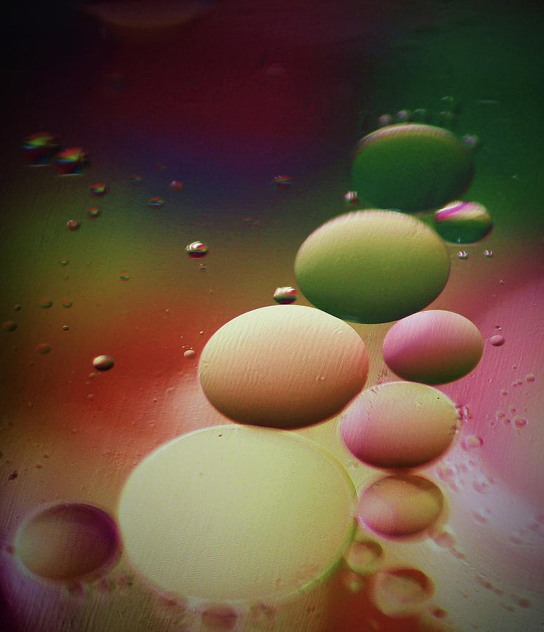 Oil Orbs and Colour Photograph by Kym Clarke