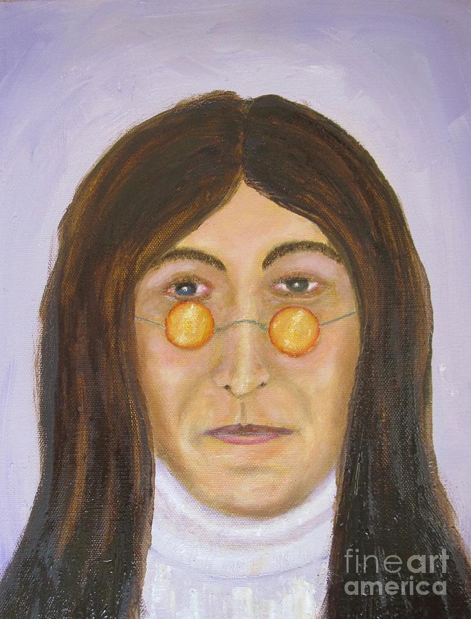 Oil Portrait of John Lennon singer,  entertainer and song writer Painting by Anthony Morretta
