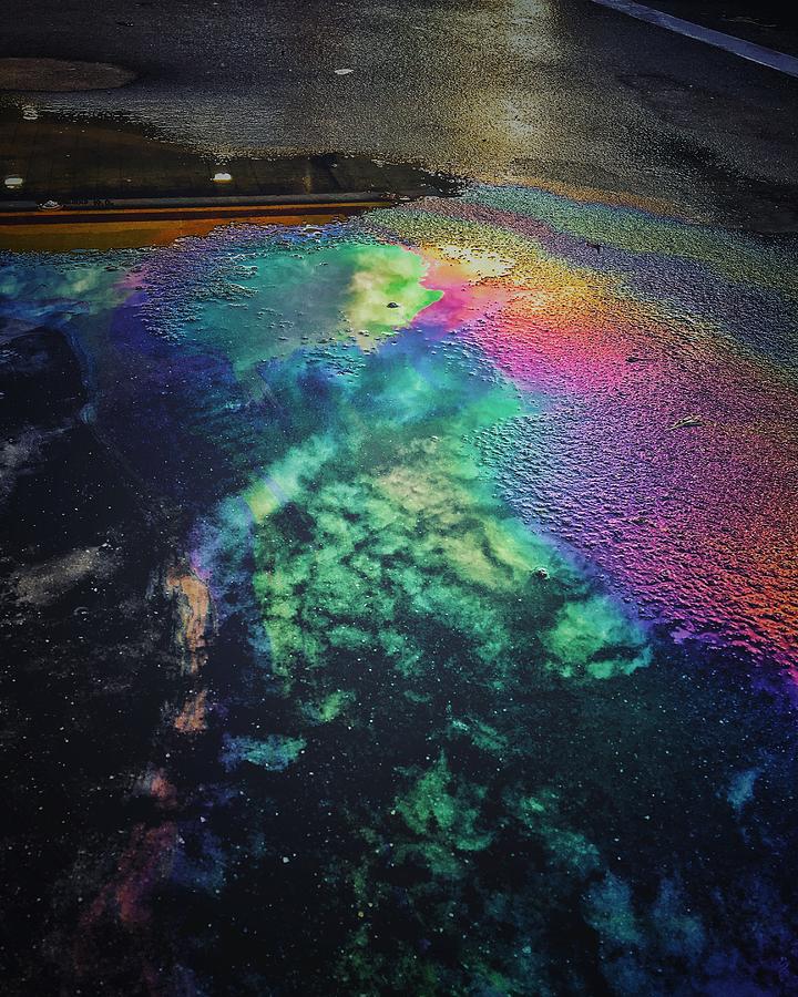 Oil Spill Photograph by Mike Dunn