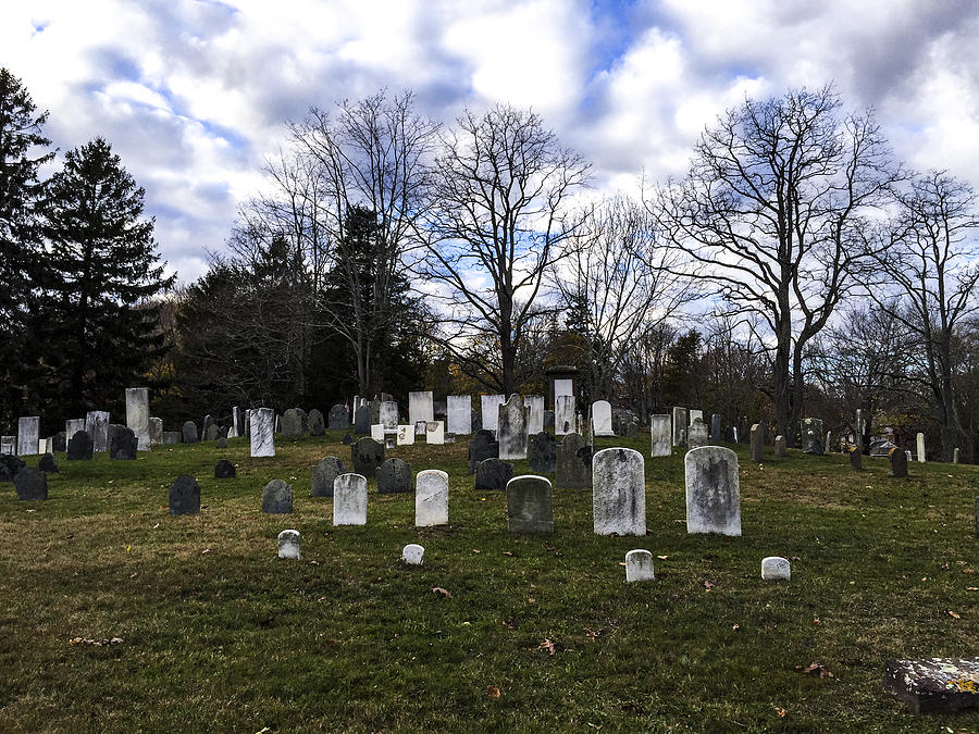 Old Town Cemetery Sandwich, Massachusetts Photograph by Frank Winters