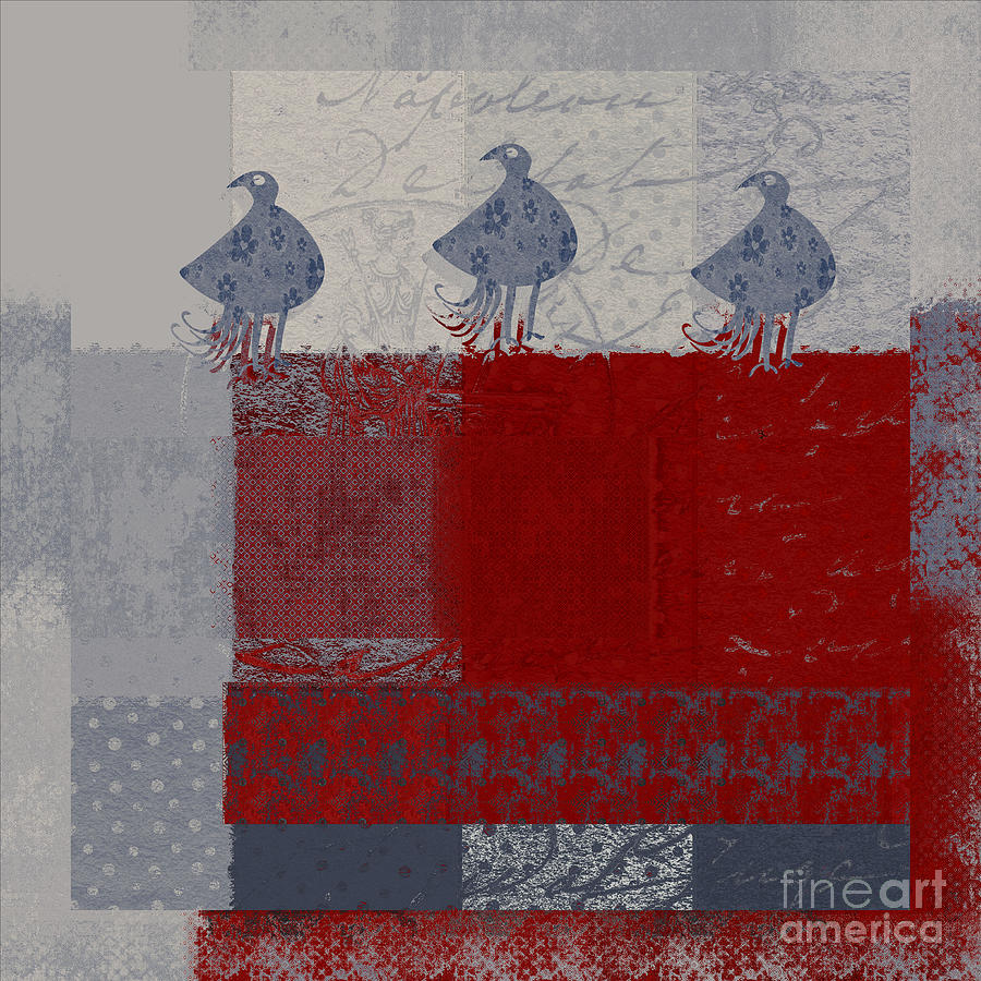 Bird Digital Art - Oiselot - j106161103_02bb by Variance Collections