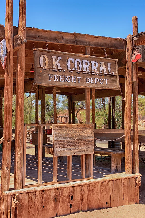 OK Corral Freight Depot Photograph by Chris Smith