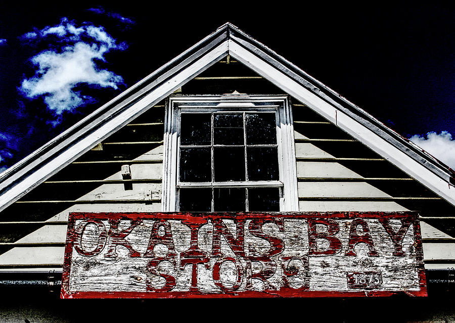 Cottage Photograph - Okains Bay Store by Stephan Gilberg
