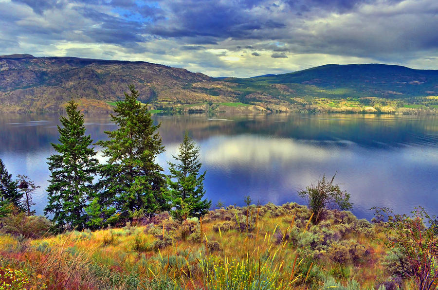 Okanagan Lake in the Early Evening Photograph by Tara Turner - Fine Art ...