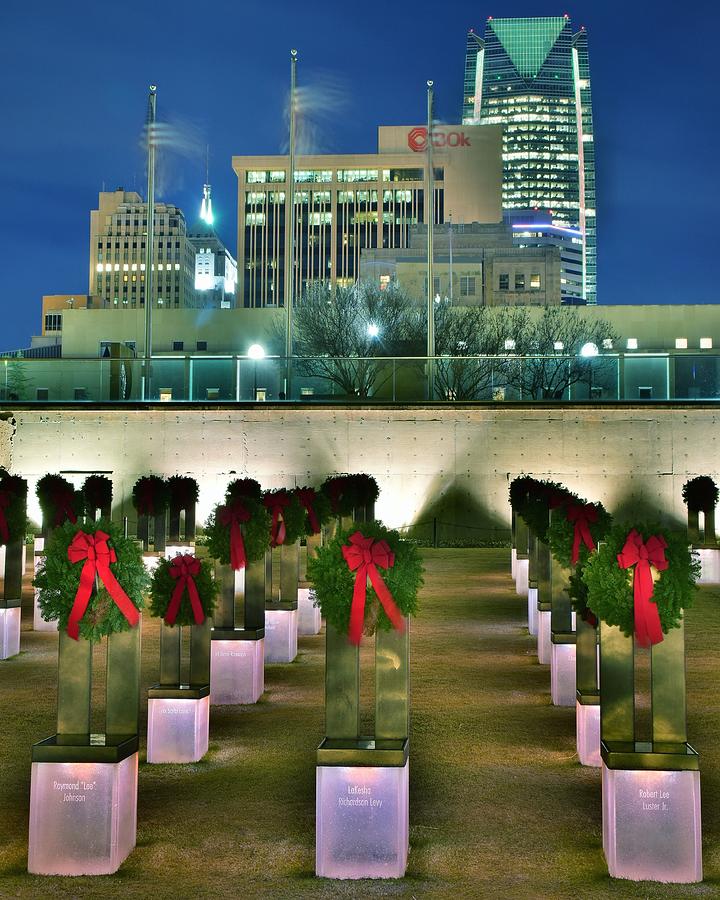 OKC Bombing Memorial Photograph by Frozen in Time Fine Art Photography