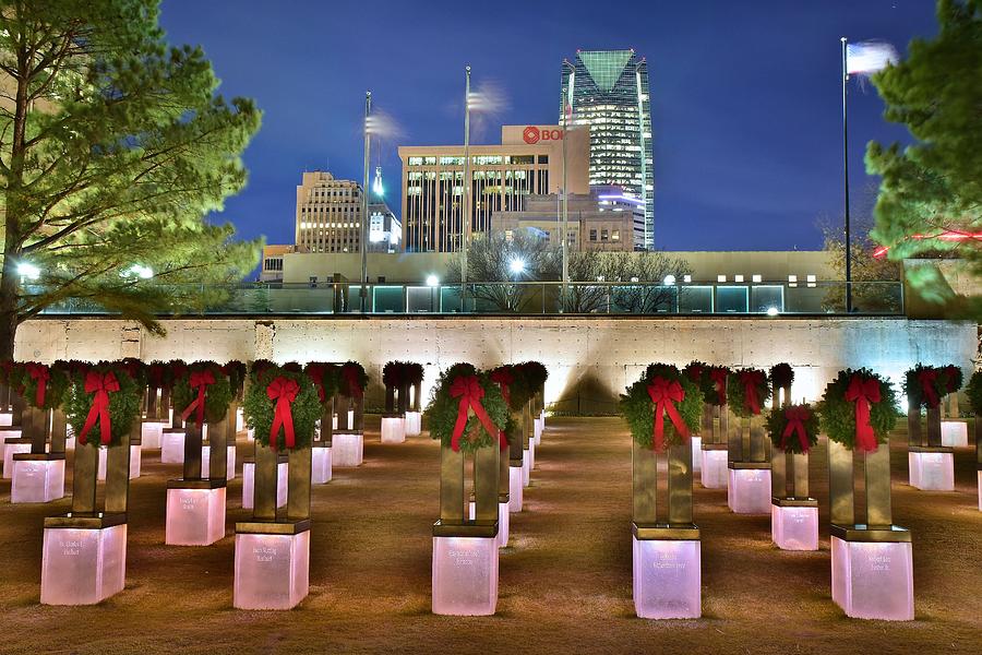 OKC National Memorial Photograph by Frozen in Time Fine Art Photography