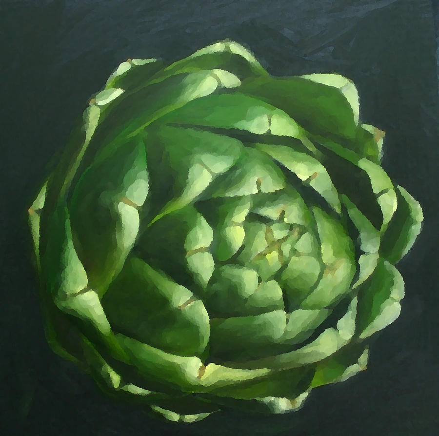 Okey Dokey Artichokey Painting By Cindy Cradler