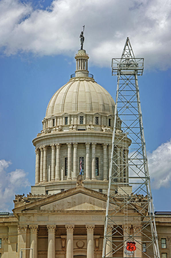 Oklahoma Capitol Dome Photograph by Susan McMenamin