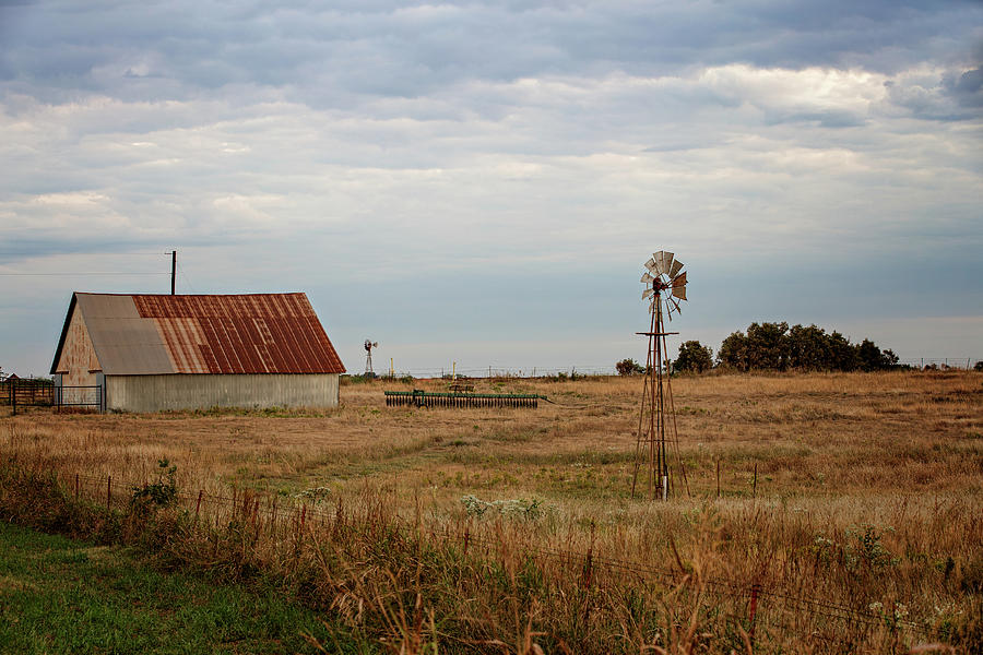 Oklahoma Central Farm Photograph by Lana Trussell