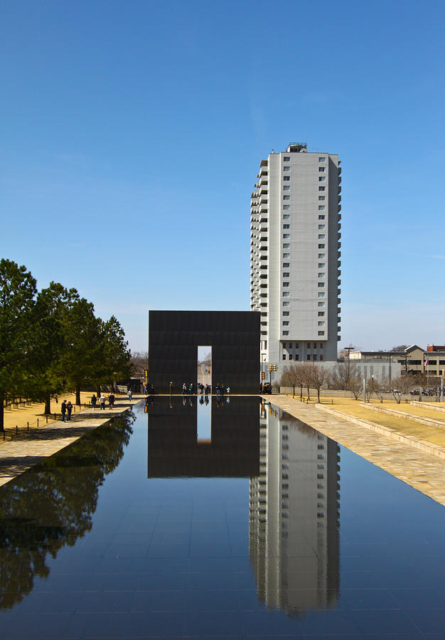 Oklahoma City Bombing Memorial Photograph by Steve Wilkes