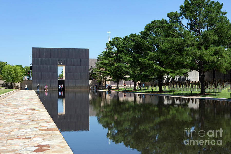 Oklahoma City National Memorial Bombing Photograph by Steven Frame